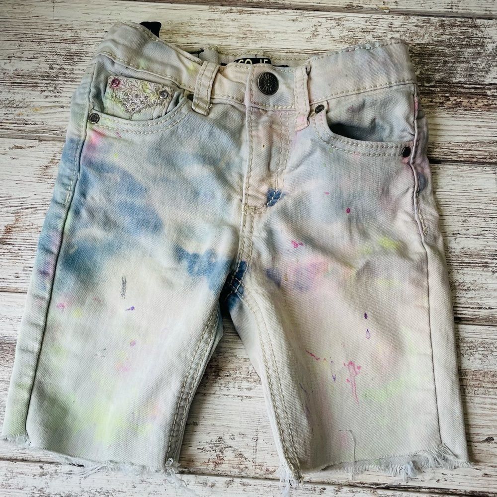 ZCO | Girls | Bermuda Shorts | TieDyed | Size 4t